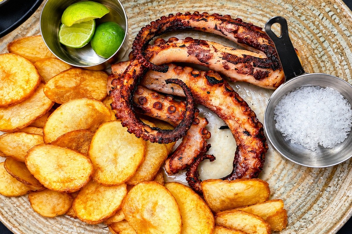 Pulpo con papas